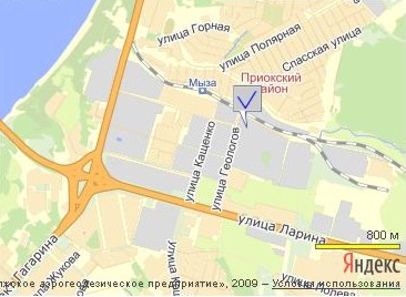 Карта г. Нижний Новгород