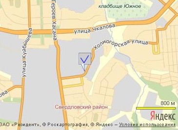Карта г. Пермь